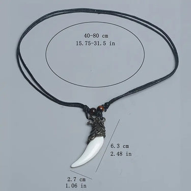 Viking Wolf Pendant Necklace
